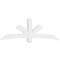 Ekena Millwork Davenport Architectural Grade PVC Gable Bracket, 84"W x 31 1/2"H x 4"D x 6"F, 9/12 Pitch GBP084X32X0406DAV00 - alternate 5